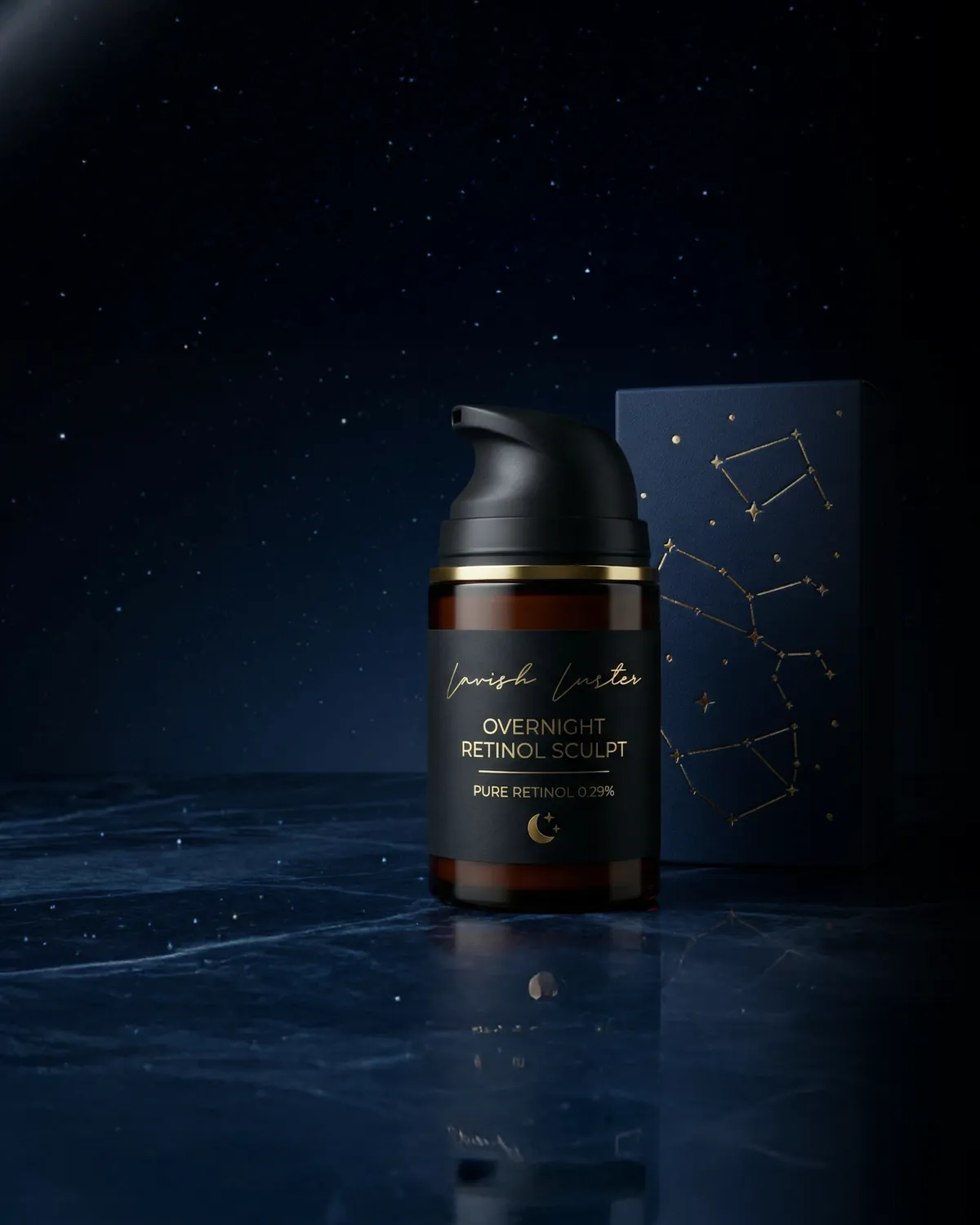 LUSTER OVERNIGHT RETINOL SCULPT — Invisible Night Mask
