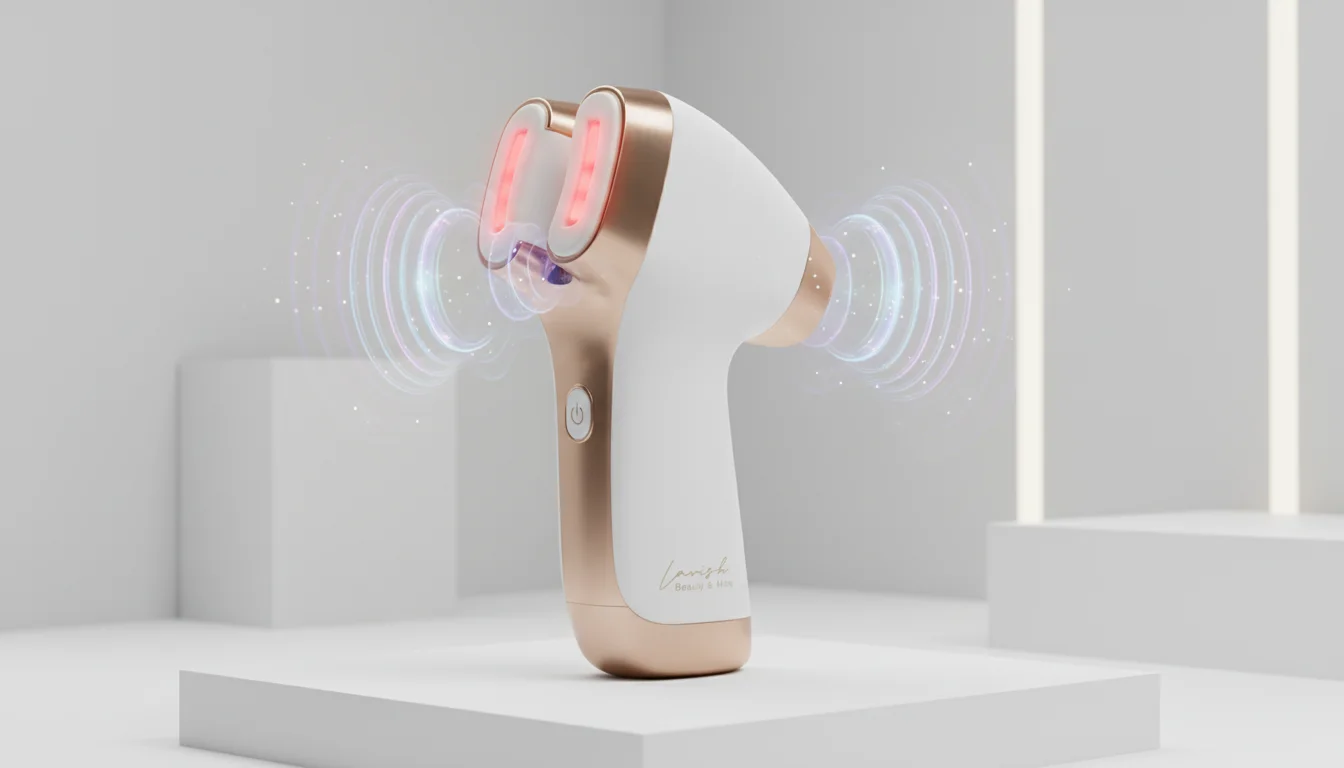 The Lavish Luster Tech Body Slim X4 on a white plinth